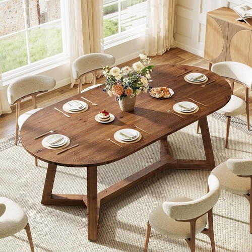 Solid wood oval - solid, dining