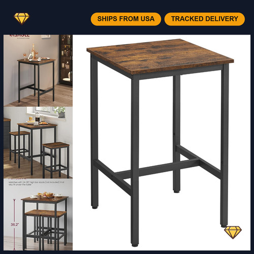 High top pub table square - top,
